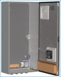 ТШ-5-В2 шкаф монтажный с обогревом и вентиляцией,  600х1200х300мм
